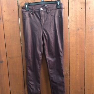 1822 denim Burgundy skinny jeans size 27